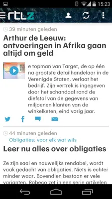 RTL Nieuws android App screenshot 2