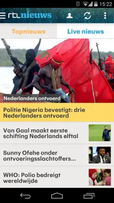 RTL Nieuws android App screenshot 3